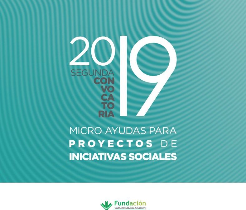 Se activa la segunda convocatoria de las micro ayudas para proyectos sociales de la mano de la Fundación Caja Rural de Aragón