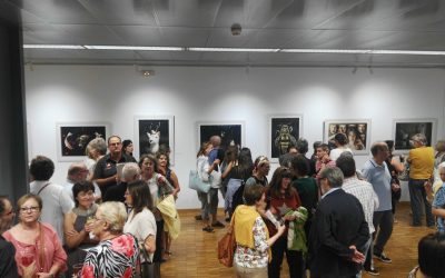 Éxito de público en la inauguración de la exposición “Miradas Efímeras” del pintor zaragozano Jaime Sanjuán