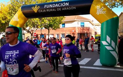 Carrera contra el maltrato en Villanueva de Gállego