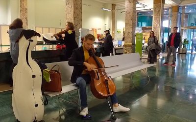 Presentada la semana Musethica en Zaragoza con un Flashmob en Caja Rural de Aragón