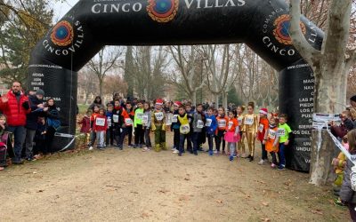 Fundación Caja Rural de Aragón colaboró en la San Silvestre solidaria de Ejea de los Caballeros y de Pina de Ebro