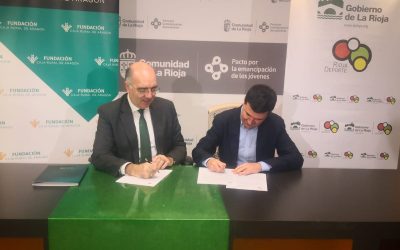 Fundación Caja Rural de Aragón firma convenio con Rioja Deporte