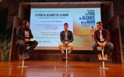 “La Vida al alcance de la mano” de Alex Sánchez, presentado en Caja Rural de Aragón