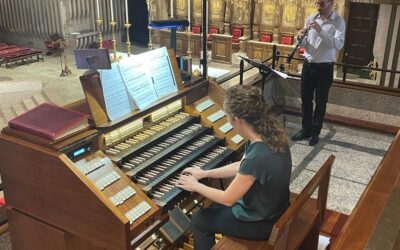 Ónix Dúo protagonizó el segundo concierto del Ciclo Internacional de Órgano de Torreciudad