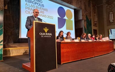 El IES Pablo Serrano ganador del 21 Premio Ebrópolis entregado en Caja Rural de Aragón