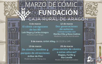 Finaliza la III Edición del Ciclo Marzo de Cómic organizado por la Fundación Caja Rural de Aragón.