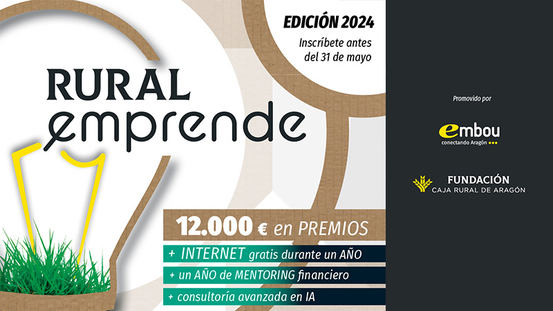 Embou y Fundación Caja Rural de Aragón premian a nuevos proyectos emprendedores en el medio rural aragonés