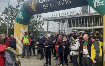 La Fundación Caja Rural de Aragón patrocinó la XXXV Marcha Senderista Comunidad de Calatayud en Ariza