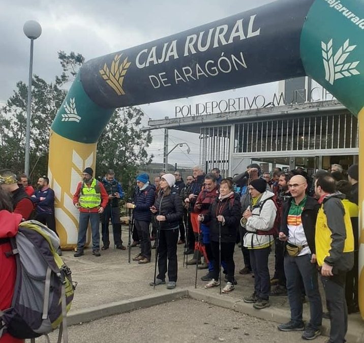 La Fundación Caja Rural de Aragón patrocinó la XXXV Marcha Senderista Comunidad de Calatayud en Ariza