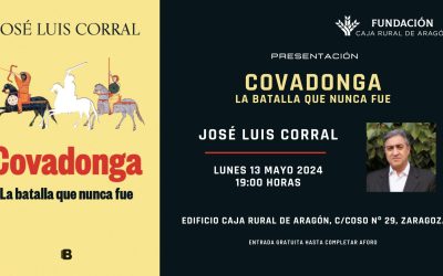 José Luis Corral presentó su ensayo histórico “Covadonga, la batalla que nunca fue” en la sede de Caja Rural de Aragón