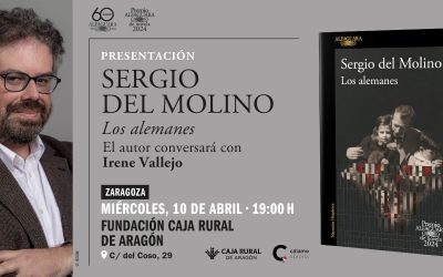 Sergio del Molino, ganador del Premio Alfaguara por “Los Alemanes”, en Caja Rural de Aragón