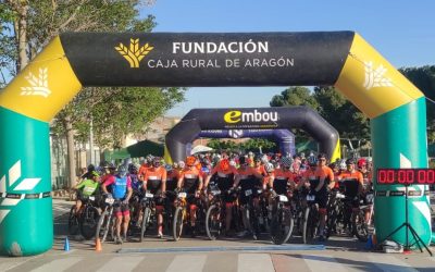 La Fundación Caja Rural de Aragón colabora con la X edición de la prueba BTT La Pedriza de Fuentes de Ebro