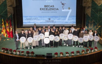 Fundación Caja Rural de Aragón celebró anoche la Gala de las Becas Excelencia 2024