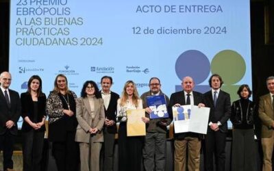 La Fundación Caja Rural de Aragón Anfitriona de los 23º Premios Ebrópolis: Celebrando las Buenas Prácticas Ciudadanas