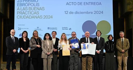 La Fundación Caja Rural de Aragón Anfitriona de los 23º Premios Ebrópolis: Celebrando las Buenas Prácticas Ciudadanas